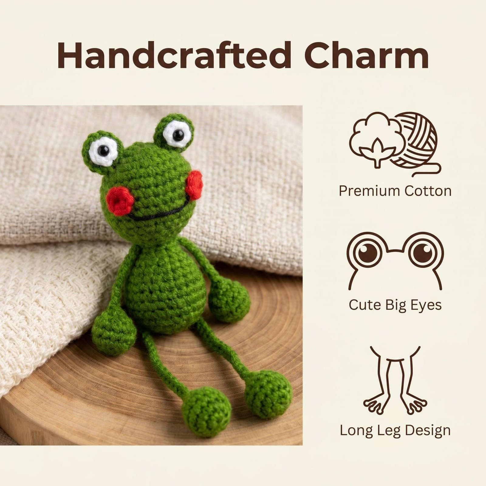 🐸 No.002 Clover – A Handmade Resident of Wabuland - Image 4