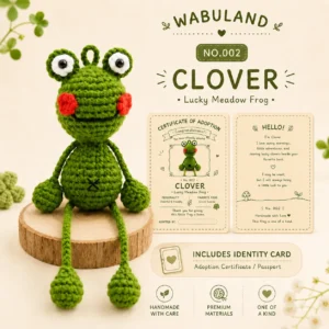 🐸  No.002 Clover – A Handmade Resident of Wabuland